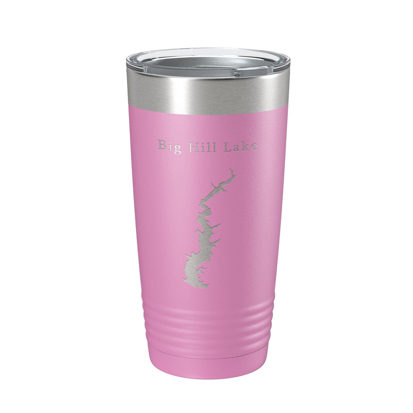 Big Hill Lake Map Tumbler Travel Mug Insulated Laser Engraved Coffee Cup Kansas 20 oz