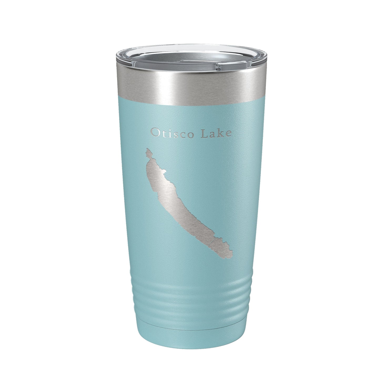 Otisco Lake Map Tumbler Travel Mug Insulated Laser Engraved Coffee Cup New York 20 oz