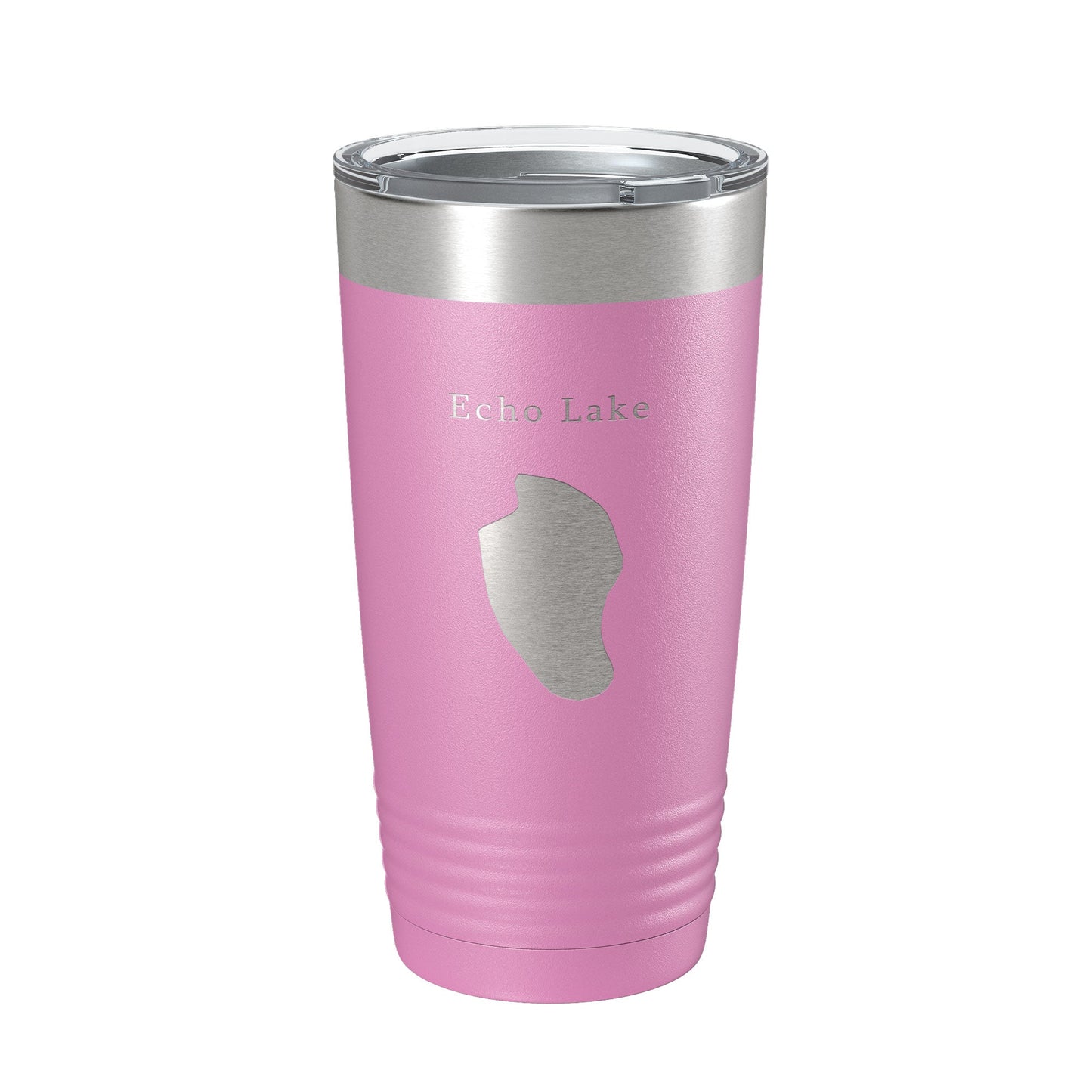 Echo Lake Map Tumbler Travel Mug Insulated Laser Engraved Coffee Cup White Mountains New Hampshire 20 oz