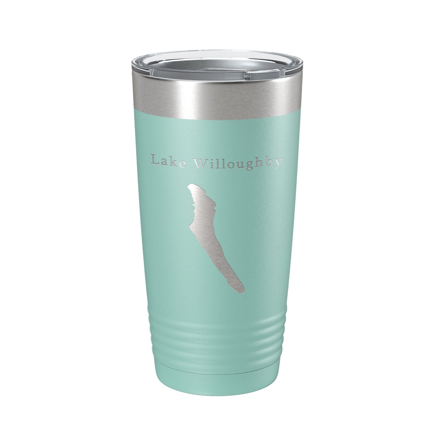 Lake Willoughby Map Tumbler Travel Mug Insulated Laser Engraved Coffee Cup Vermont 20 oz