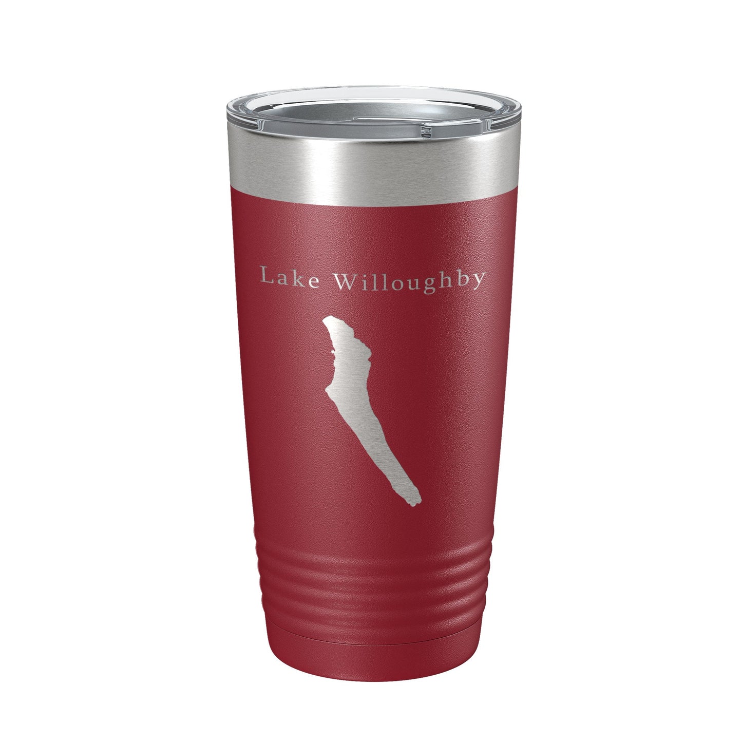 Lake Willoughby Map Tumbler Travel Mug Insulated Laser Engraved Coffee Cup Vermont 20 oz